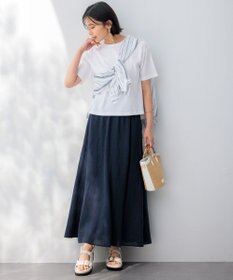 23区 【GLOW8月号掲載/接触冷感】半袖 クロップド IT TEE