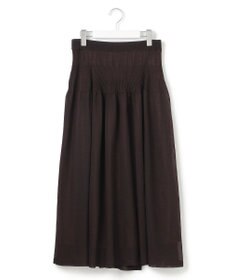 23区 L 【洗える】シャイニーシアーニット フレア スカート