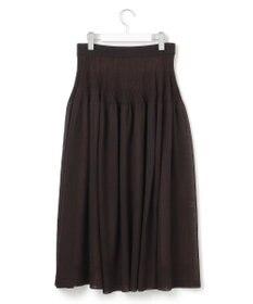 23区 L 【洗える】シャイニーシアーニット フレア スカート