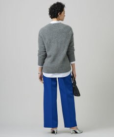 ICB L フォックスアルパカ Vネックプルオーバーニット