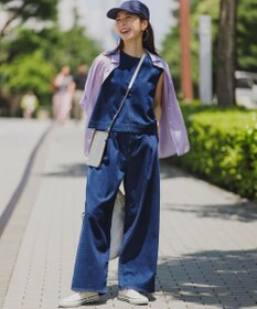 23区 【Oggi3月号掲載】デニム ロゴ キャップ