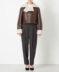 NAVE 【Nave】ヴィーガンムートン ライダースジャケット