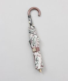 AURORA 【 Beaurance （ビューランス）】プリント額縁柄晴雨兼用傘（折りたたみ傘）