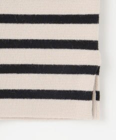 自由区 【スタイリストコラボ・洗える】ウールミラノボーダー ニット