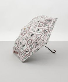 AURORA 【 Beaurance （ビューランス）】プリント額縁柄晴雨兼用傘（折りたたみ傘）