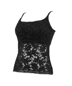 BRADELIS New York 【BRADELIS New York】レーシィブラキャミ26S1 カップ付き ブラトップ 補正下着 ノンワイヤー