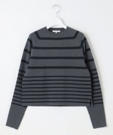 自由区 【スタイリストコラボ・洗える】ウールミラノボーダー ニット