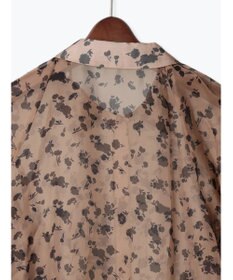 Te chichi シアーフラワーボリュームスリーブブラウス