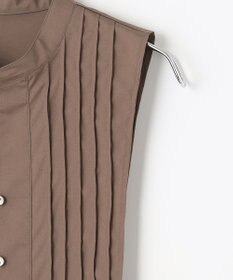 #Newans 【洗える】ピンタックベストコンビワンピース