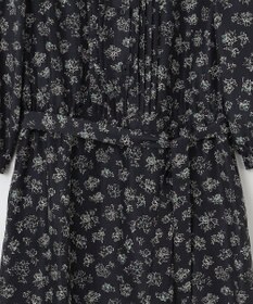 J.PRESS LADIES L 【WEB限定カラーあり・洗える】ラインフラワープリント ワンピース