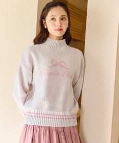 Feroux レタードハイネック プルオーバー