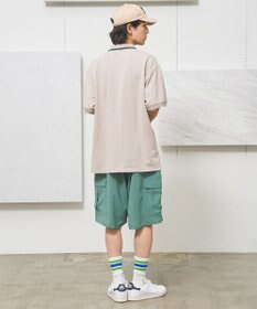J.PRESS YORK STREET 【UNISEX】リネンライクイージーカーゴ ハーフパンツ