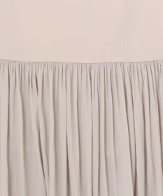 GRACE CONTINENTAL ネックレス付ティアードドレス