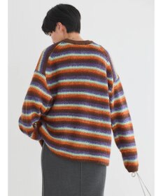 AMERICAN HOLIC グラデーションボーダーニットプルオーバー