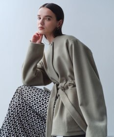 BEIGE， 【洗える】MODESTO / ジャージーストレッチIラインロングスカート