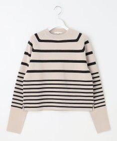 自由区 【スタイリストコラボ・洗える】ウールミラノボーダー ニット