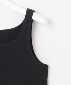 自由区 【洗える】ソフトリブテレコ タンクトップ