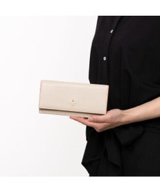 LANVIN en Bleu リム 被せ薄マチ長財布