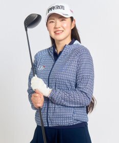 23区GOLF 【辻梨恵プロ着用】UV-A波をブロックする『サンベール』 モノグラムUVパーカー