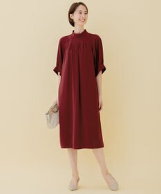 自由区 【WEB限定】ラグランタック ドレス