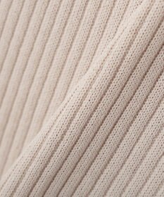 YECCA VECCA シアーMIX5分袖ニット