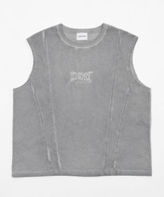 WEGO 【ユニセックス着用ITEM/MLサイズ展開】コールドダイスウィッチングロゴノースリーブ