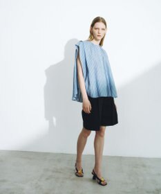 #Newans 【金子綾さんインスタライブご紹介アイテム】マルチストライプノースリーブシャツ