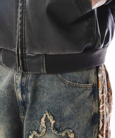 WEGO 【ユニセックス着用ITEM】PUフードブルゾン