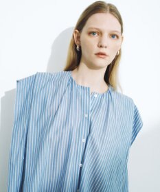 #Newans 【金子綾さんインスタライブご紹介アイテム】マルチストライプノースリーブシャツ