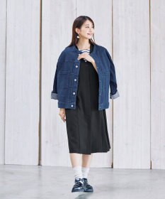 Tiaclasse 【洗える】ジレワンピース