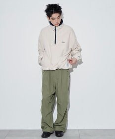 WEGO DISCUSフリースハーフジップPO