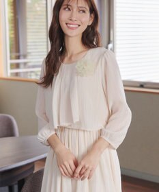 Tiaclasse チュールフラワーコサージュ