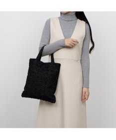 UNBILLION VERYコラボ カシュカシュ cachecache /シフォンモチーフ柄トート