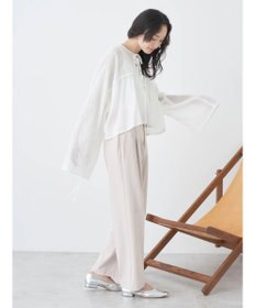 earth music&ecology ワッシャードロスト羽織りシャツ