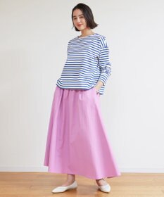 UNFILO 【マシンウォシャブル】ボーダーワイドT