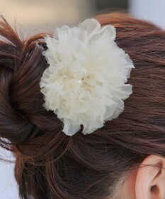 Tiaclasse チュールフラワーコサージュ