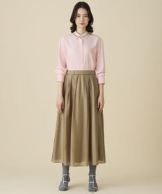 自由区 L ドレープブロード シャツブラウス