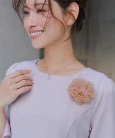 Tiaclasse チュールフラワーコサージュ