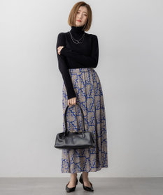 23区 S 【CLASSY.掲載/洗える】スムージーコットン タートルネック ニット