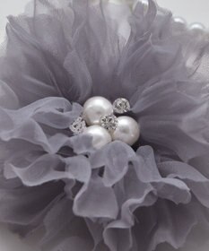 Tiaclasse チュールフラワーコサージュ