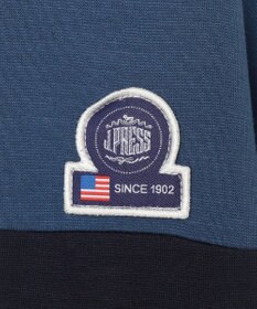 J.PRESS KIDS 【吸水速乾】【100-130cm】ポンチローマ トリコロール 切替Ｔシャツ