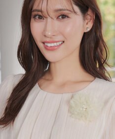 Tiaclasse チュールフラワーコサージュ