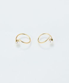 Phoebe 【金属アレルギー対応】ダブルループストーンピアス/ニッケルフリー