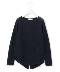 ICB 【WEB限定カラーあり・洗える】ペーパーブレンドシャインニット プルオーバー