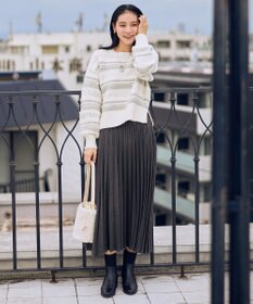 ANY パターンボーダーニット