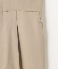 Feroux 【洗える】スカラップデザイン・サスペンダー付きパンツ