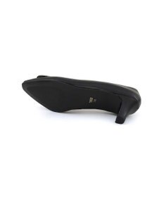 Pointer 【5cmヒール】日本製 高級本革モチーフ付きパンプス