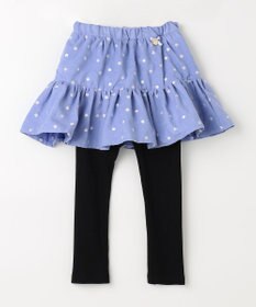 ANY KIDS ネコ×ドット刺繍 スキャッツ