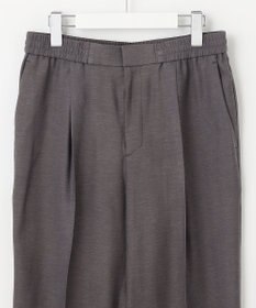 自由区 【XSサイズ～/洗える/セット着用可】キュプラリネンシャンタン イージーテーパードパンツ