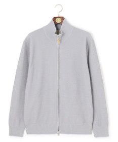 J.PRESS MEN 【KING SIZE】ハイツイストヘリンボン フルジップカーディガン